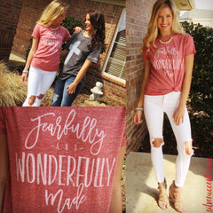 FEARFULLY & WONDERFULLY MADE ScoopNeck TriBlend Tee Top