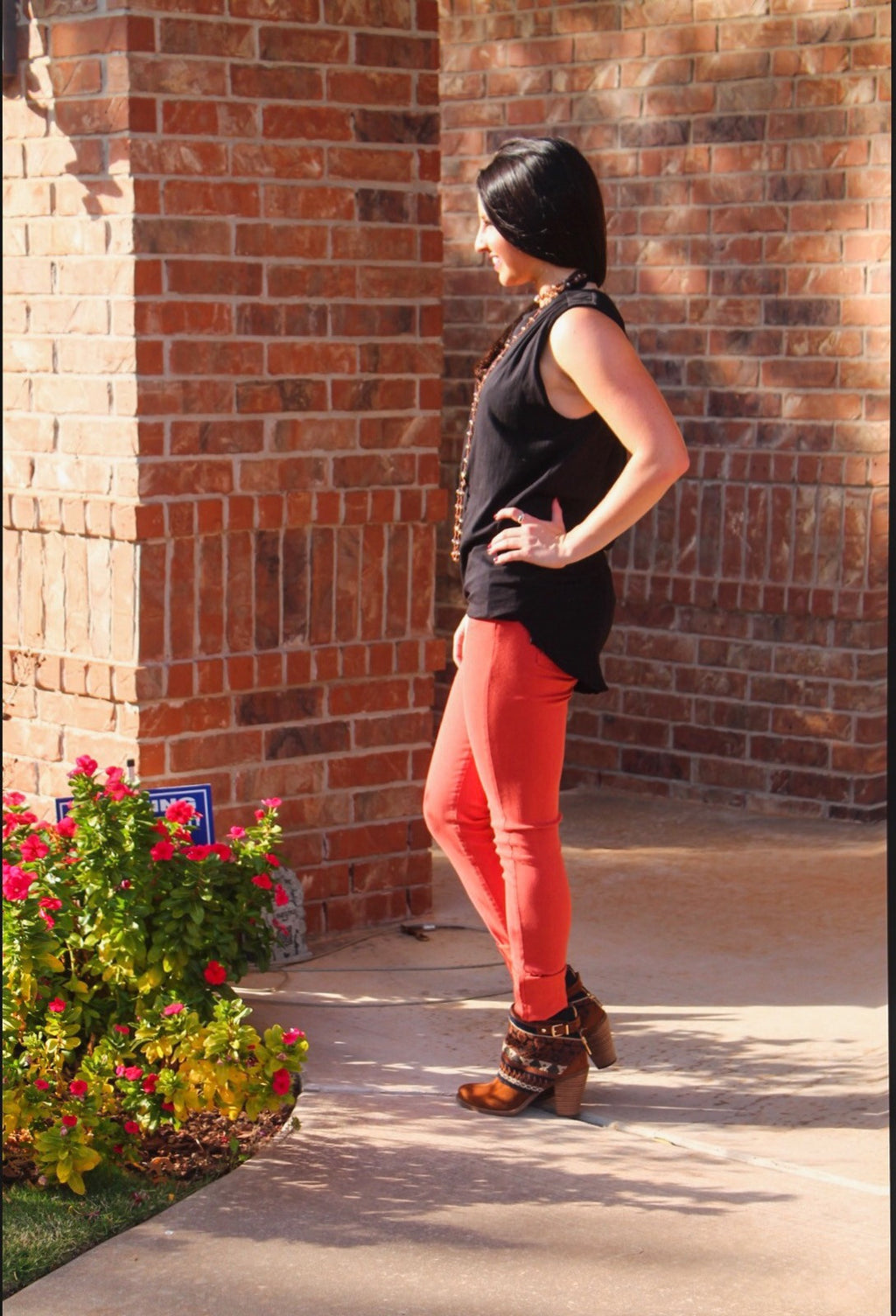 BOBI Jersey PETRA Cutout  Surplice Crossover HiLo Top