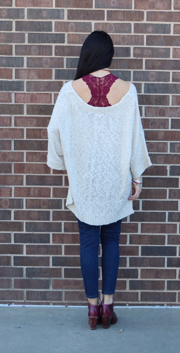 ON BOARD LightWeight Kangaroo Pocket Sweater Top