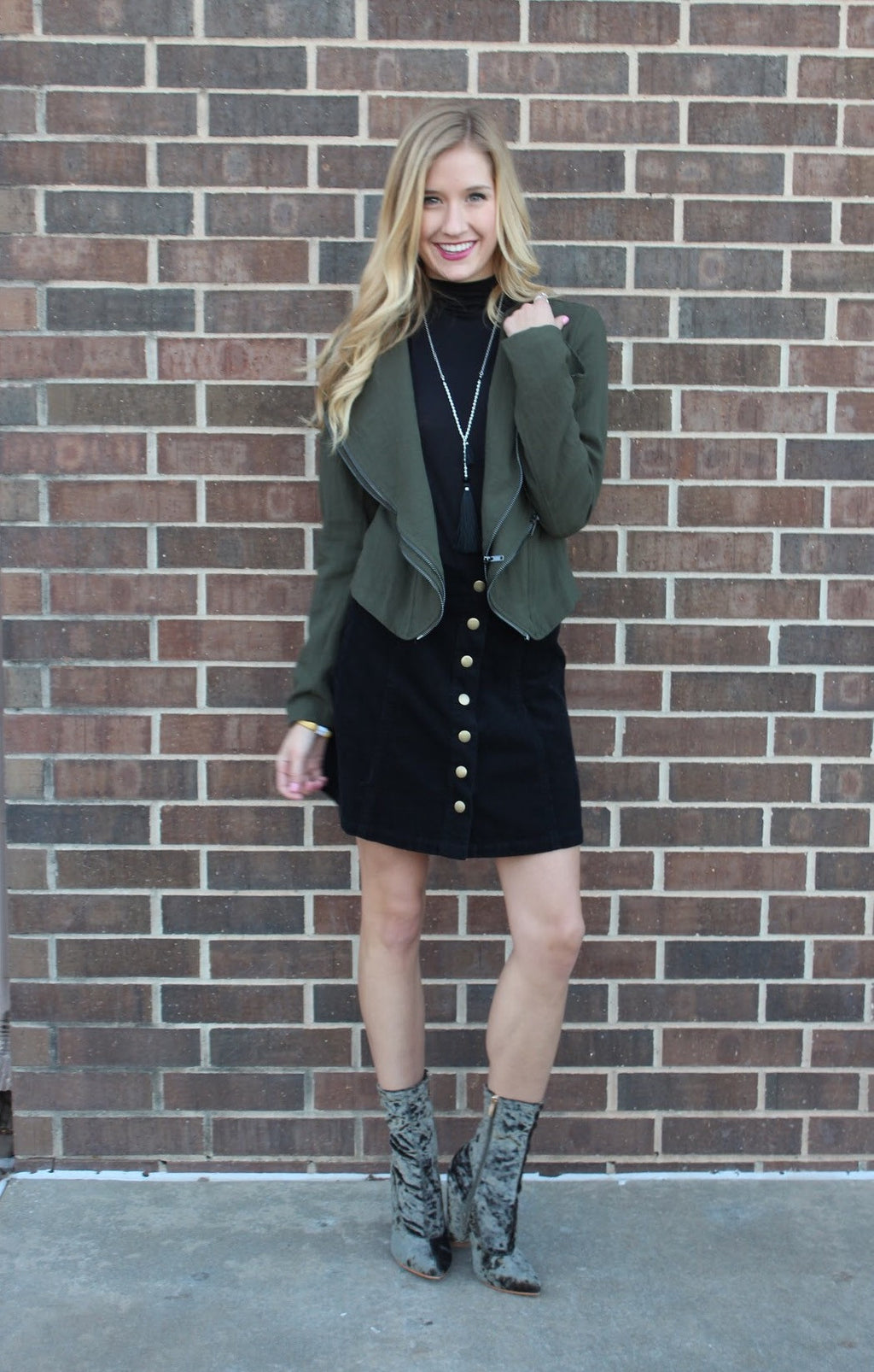 RAVINE Drapey Double Layer Zip Detail Blazer Jacket Top