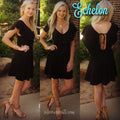 ECHELON Ruffled TieBack Woven Dress