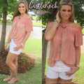 CASTLEROCK Pleated Satin OffShoulder Top
