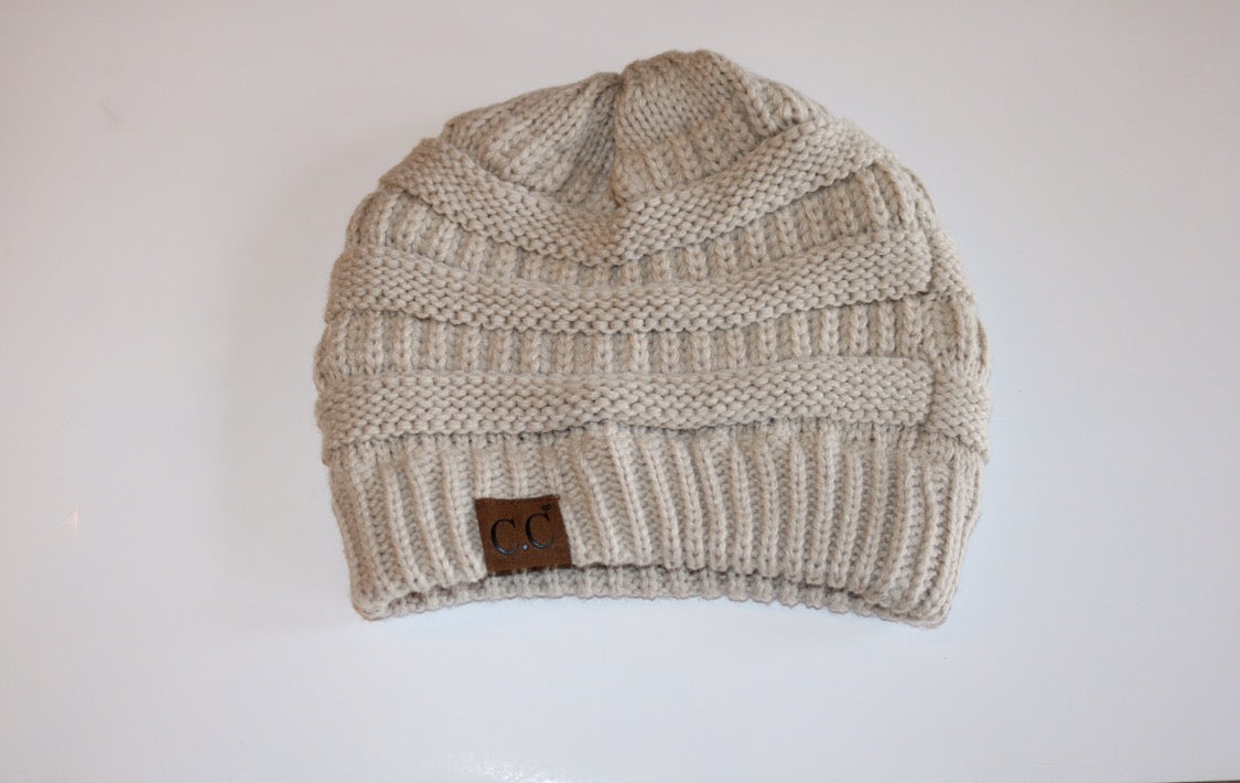 C.C. HOTHEADS RibKnit Beanie Hat