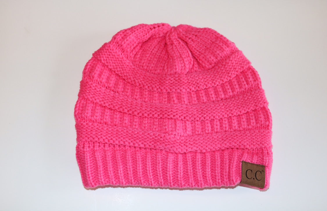 C.C. HOTHEADS RibKnit Beanie Hat
