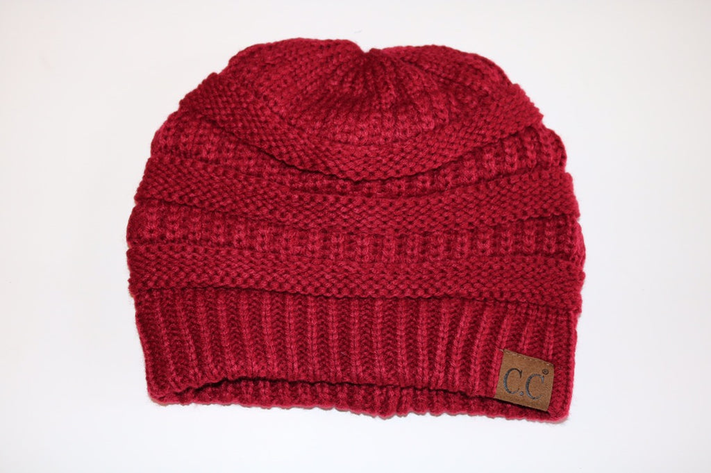 C.C. HOTHEADS RibKnit Beanie Hat