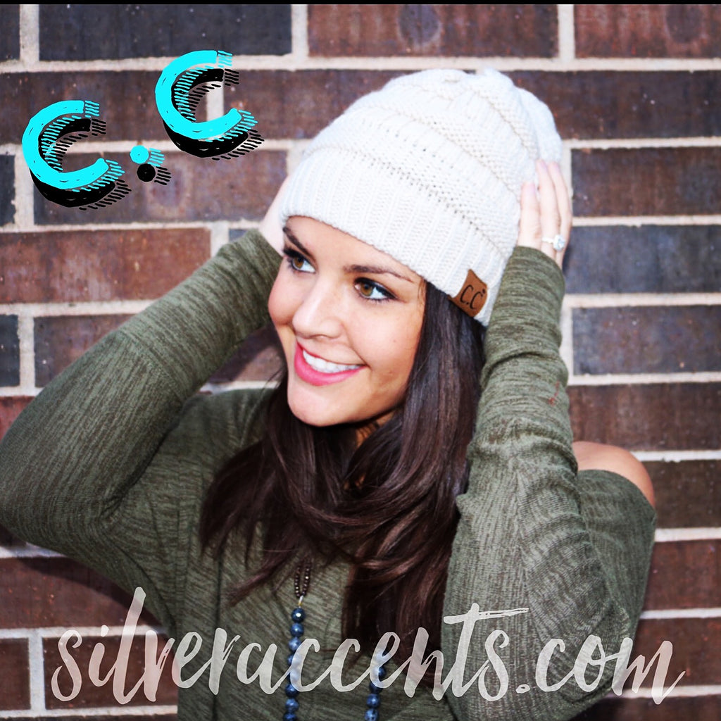 C.C. HOTHEADS RibKnit Beanie Hat