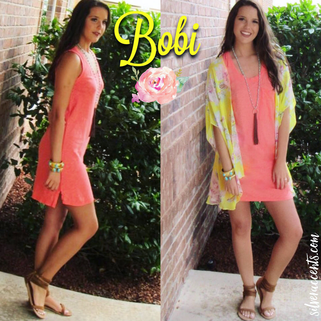 BOBI Slub Jersey HAMPSTEAD Pocket Tank Dress