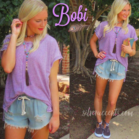 BOBI Supersoft WaffleKnit TEMPLETON HiLo Top