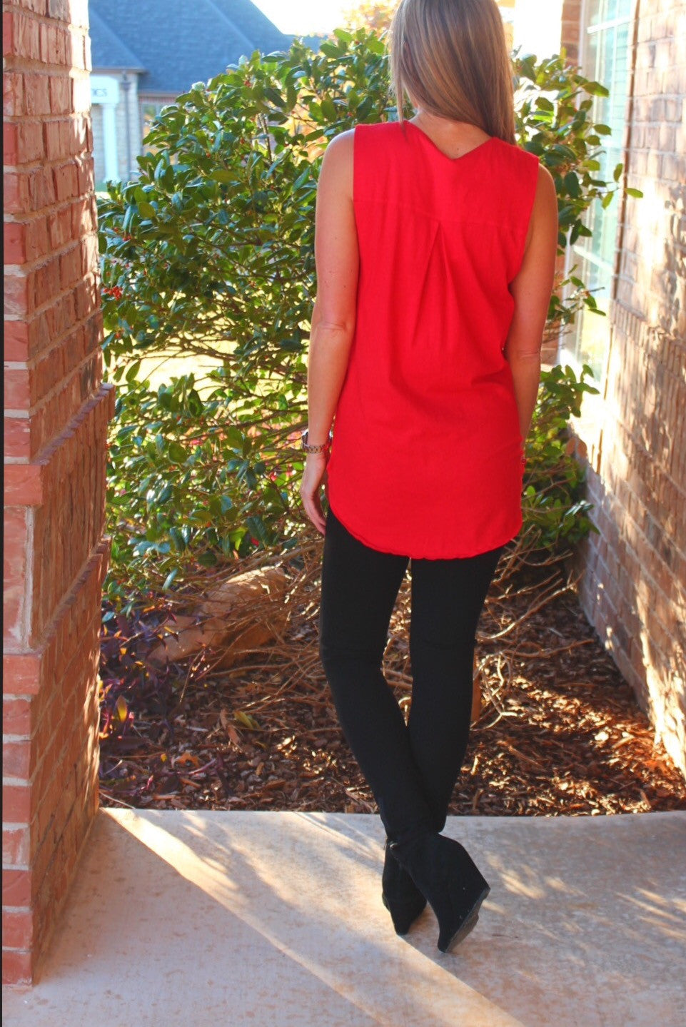 BOBI Jersey PETRA Cutout  Surplice Crossover HiLo Top