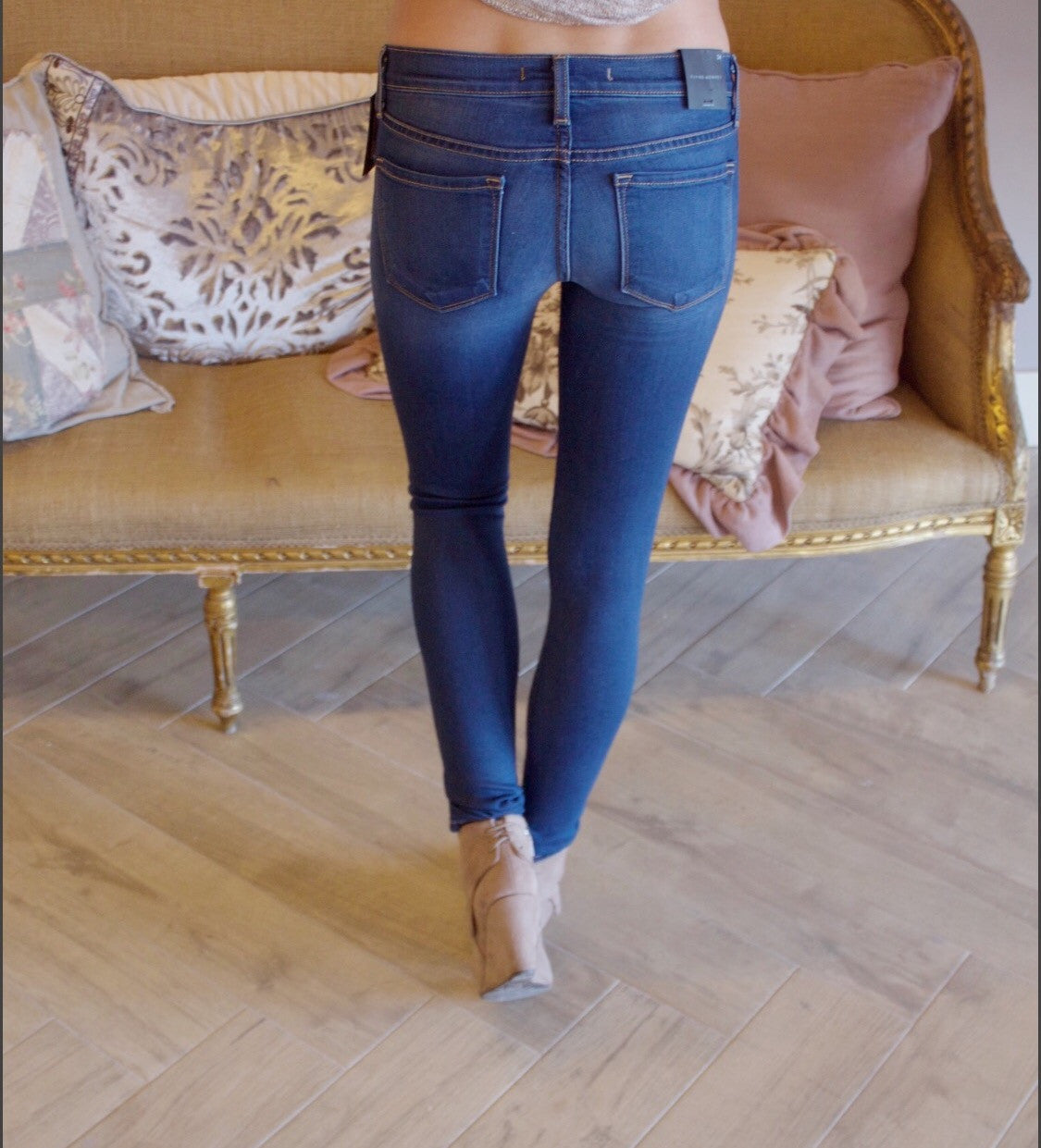 FLYING MONKEY SuperSoft DOWNTOWN BLUE Skinny Jean