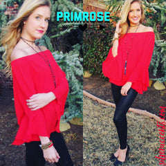 PRIMROSE OffShoulder BellSleeve Top