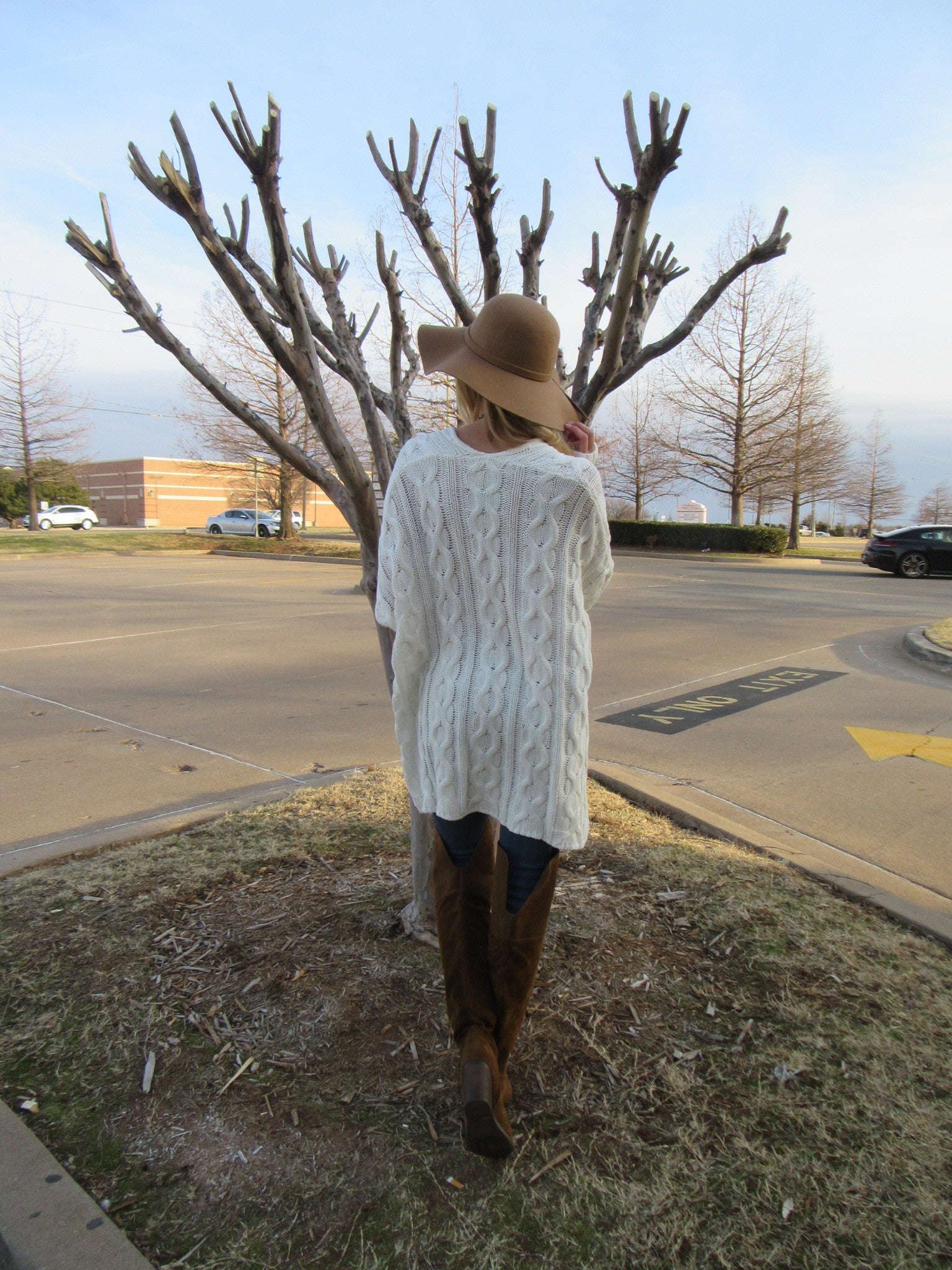 REMEDY CableKnit Slouchy Sweater Top