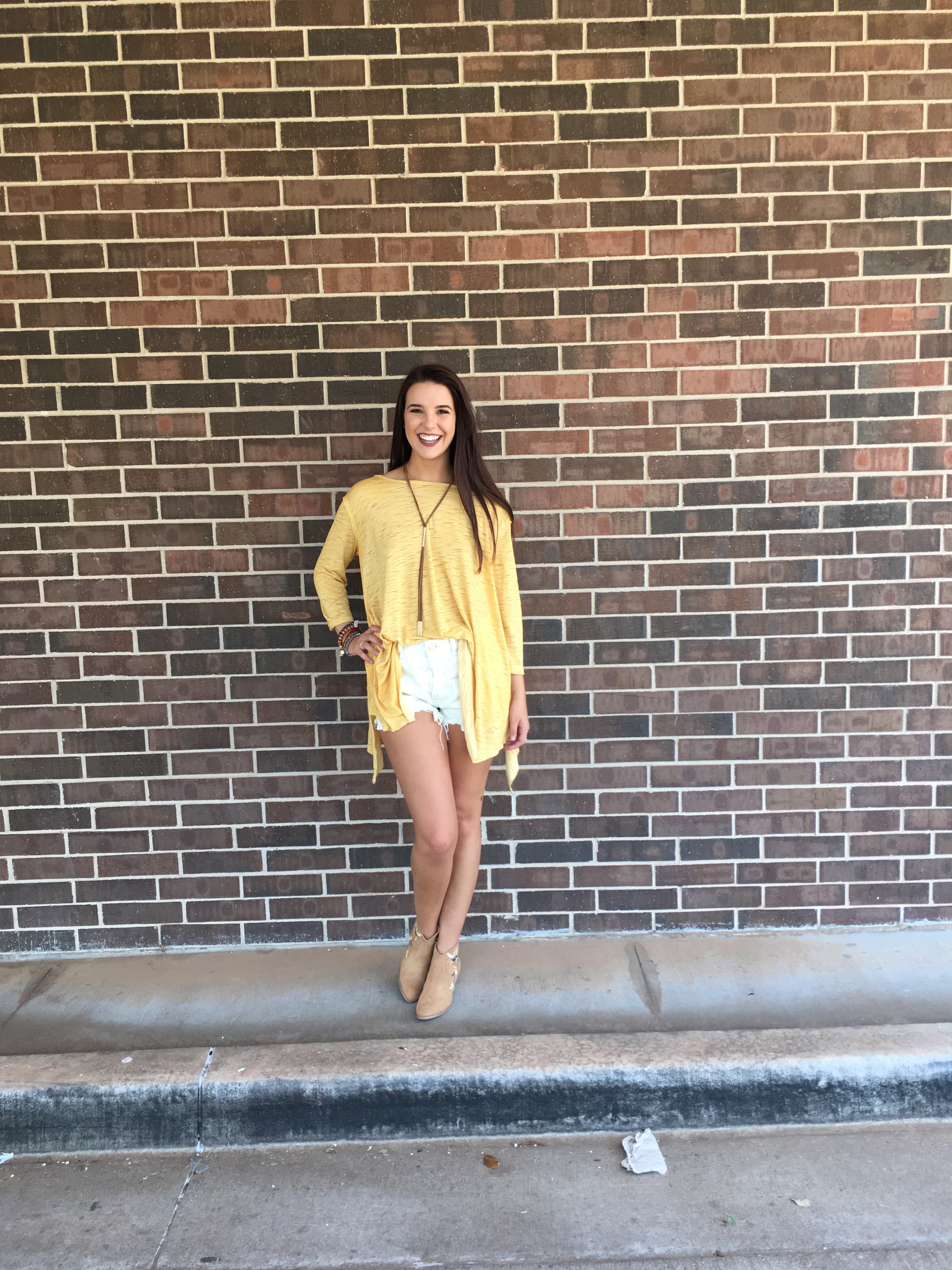 RAMPAGE Slub Jersey StrappyBack HiLo Top