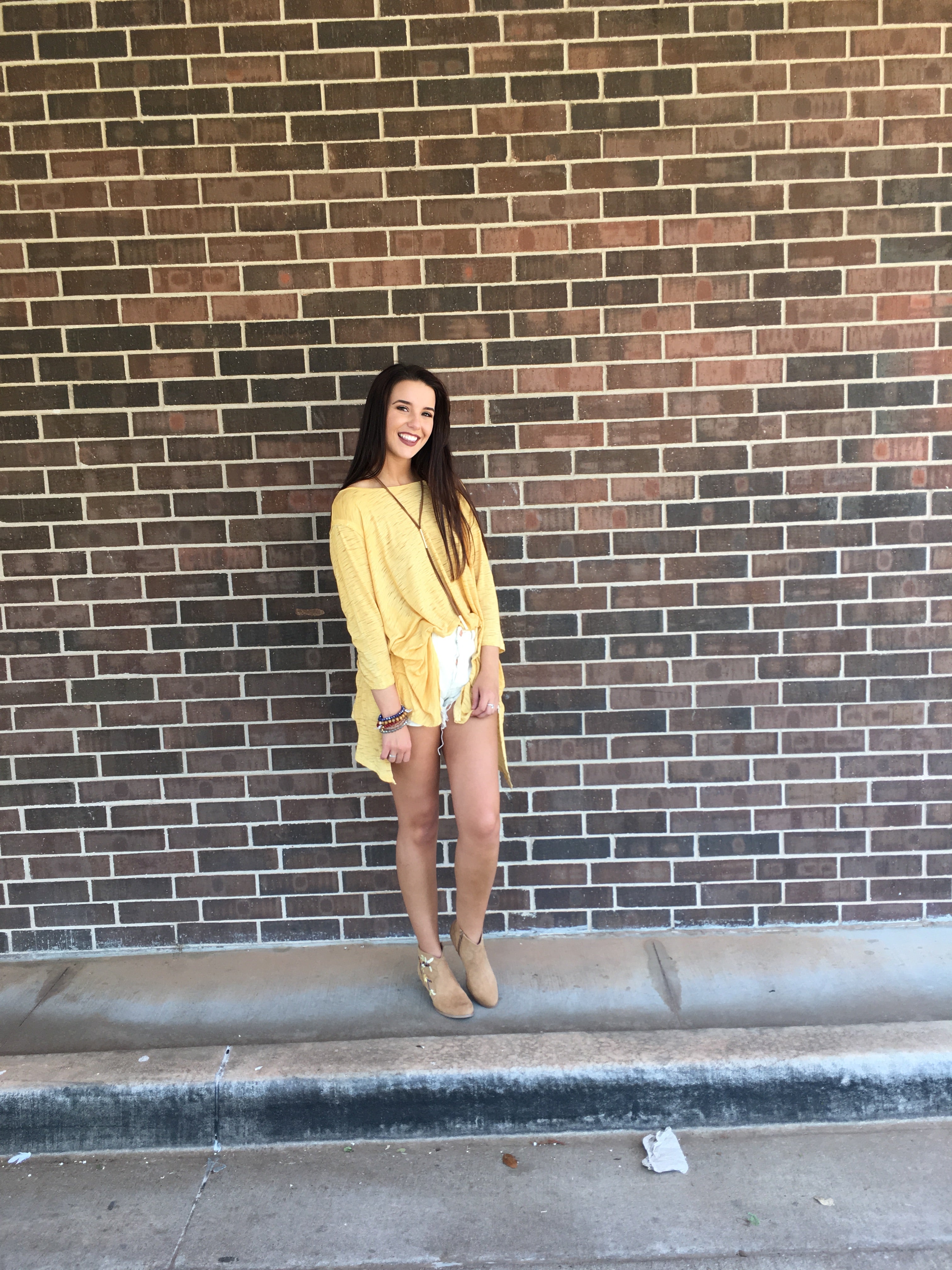 RAMPAGE Slub Jersey StrappyBack HiLo Top