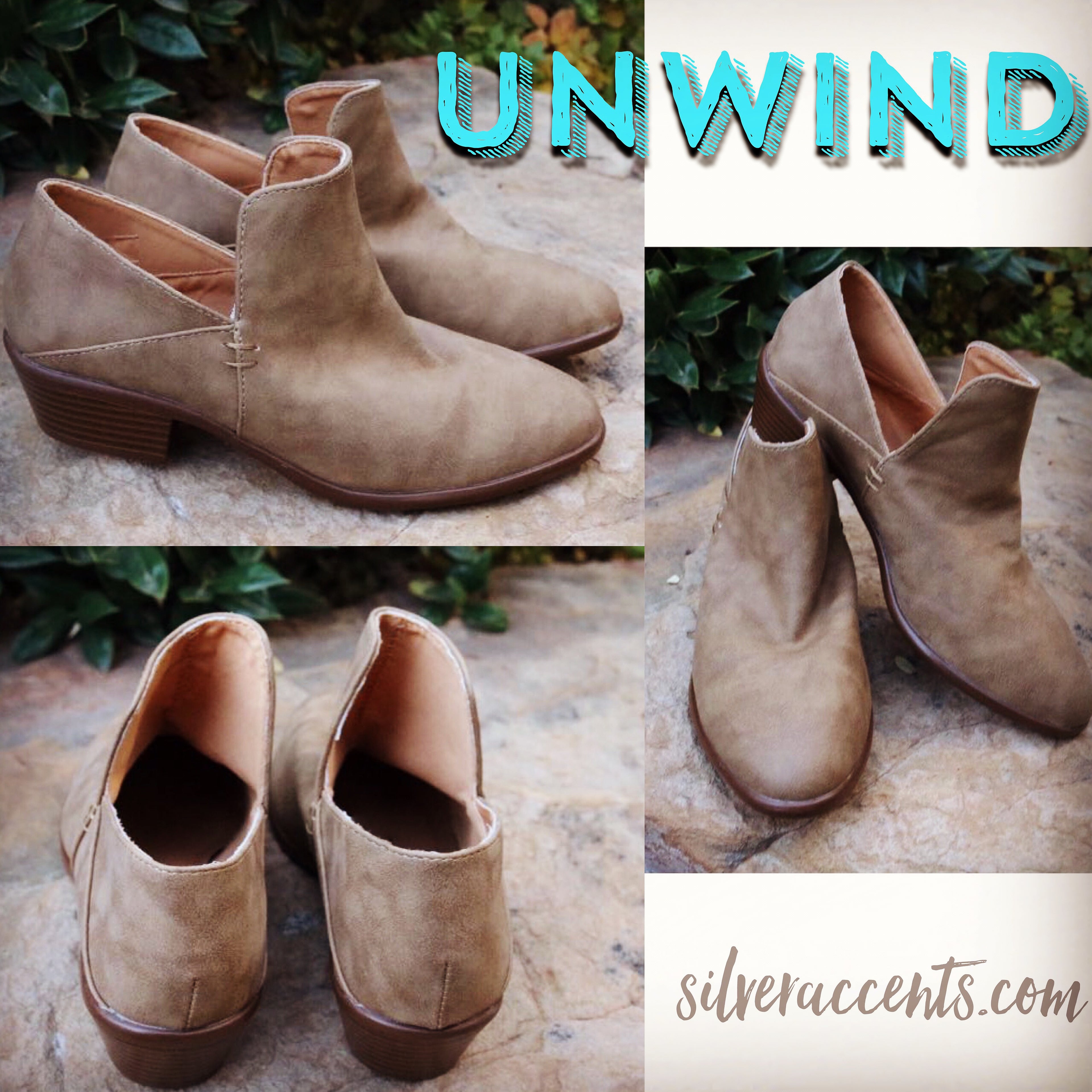 UNWIND Lowcut SlipOn Ankle Booties