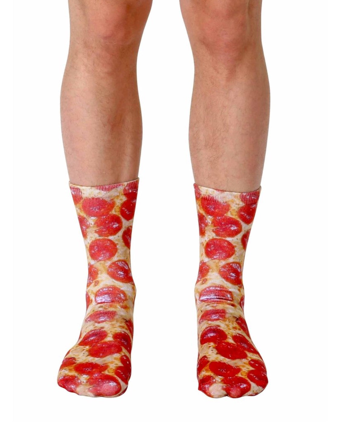 LIVING ROYAL Multi PIZZA Crew Socks