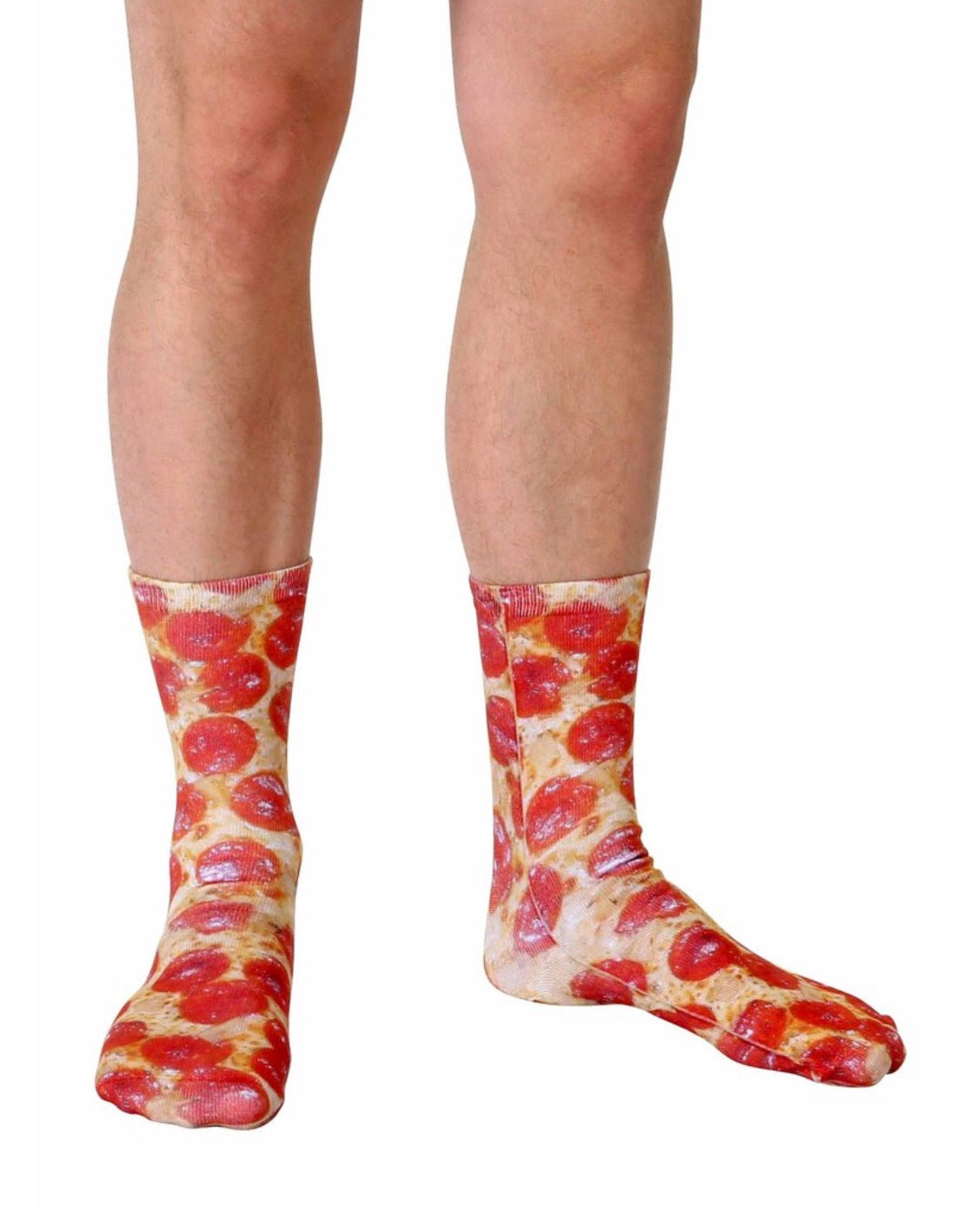 LIVING ROYAL Multi PIZZA Crew Socks
