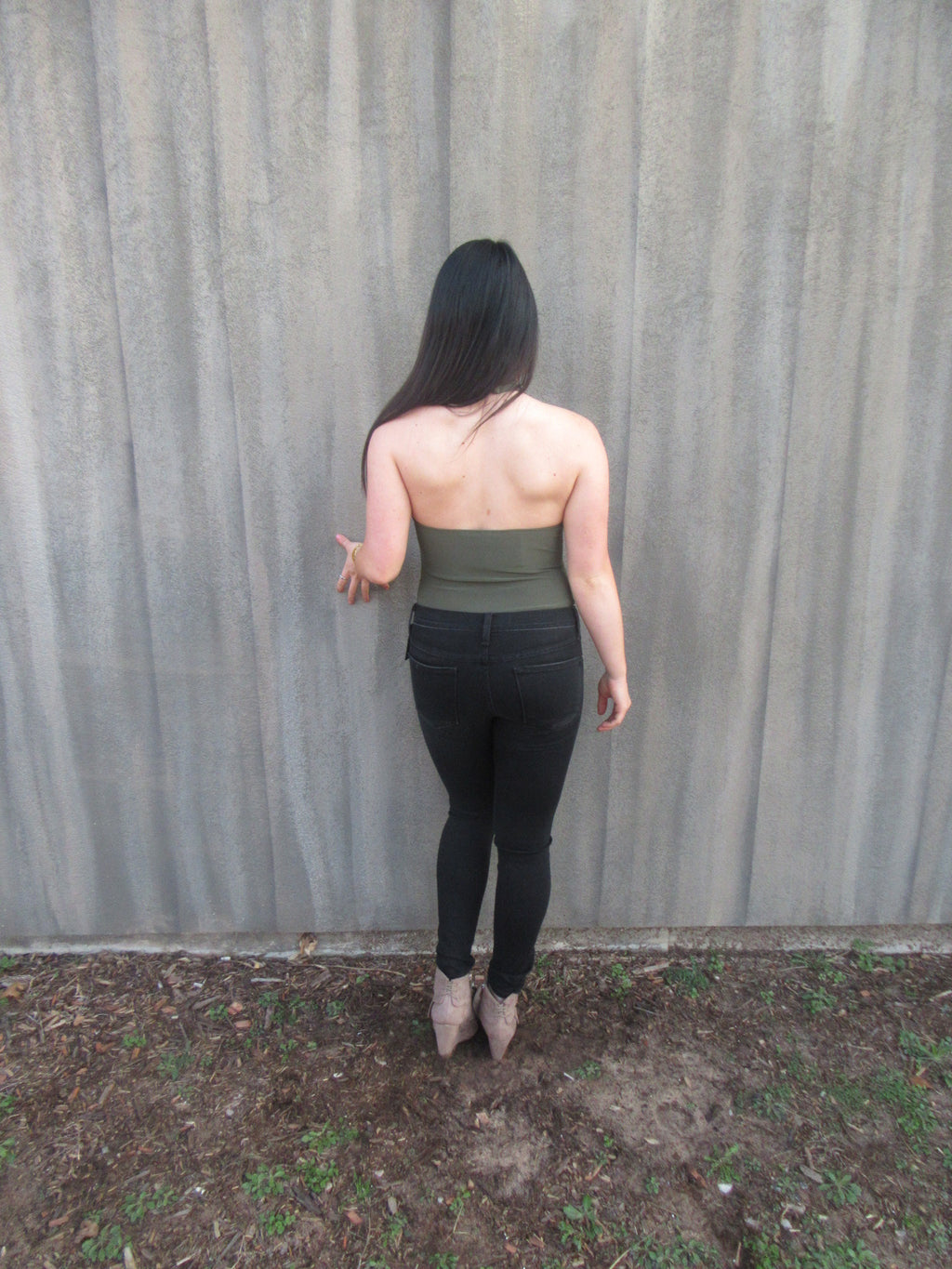 BOUNDARIES CrossFront Thong Bodysuit Top