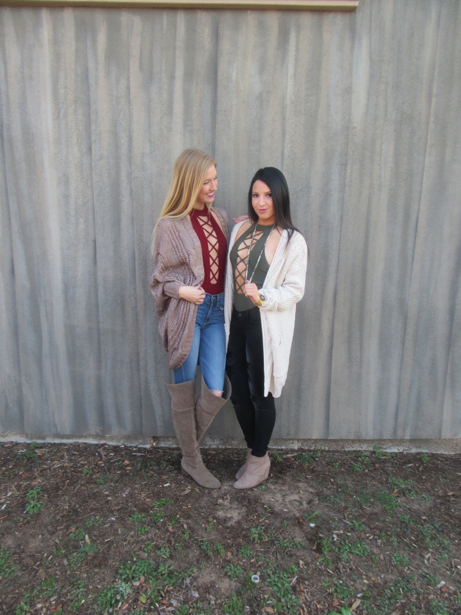 BOUNDARIES CrossFront Thong Bodysuit Top