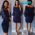 MICHAELIS Lace OffShoulder BodyCon Dress