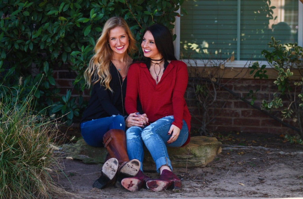 BOBI Slub Jersey CALI Henley LongSleeve Top