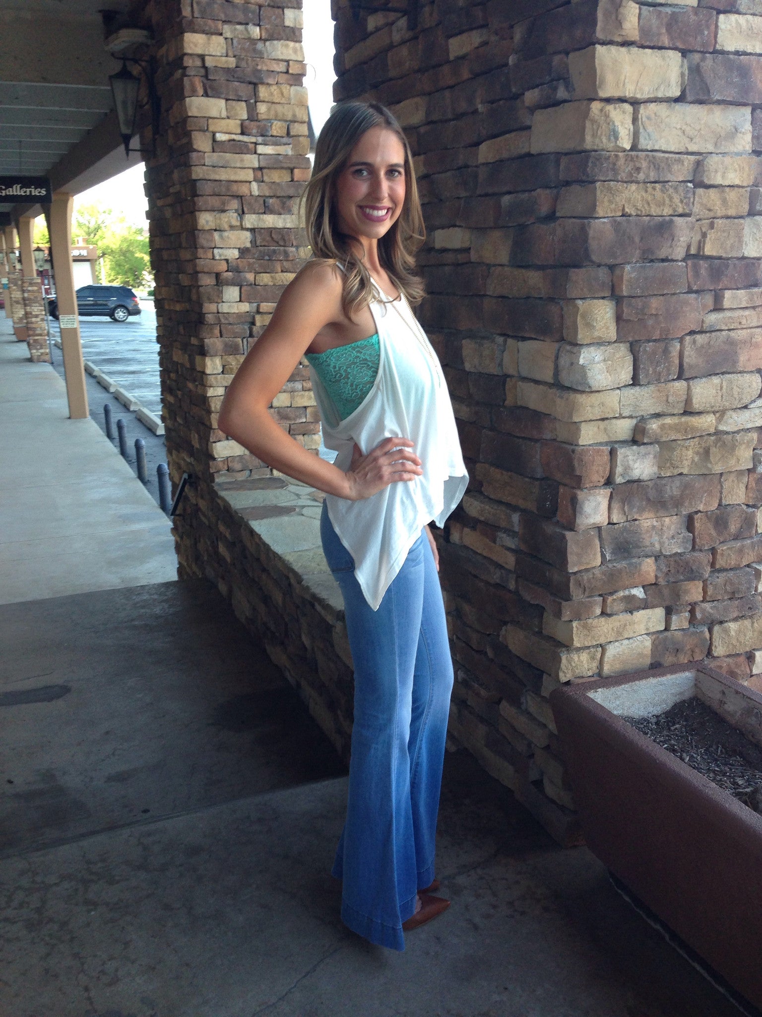 FLYING MONKEY Lt. Blue 5pkt Flare Jean