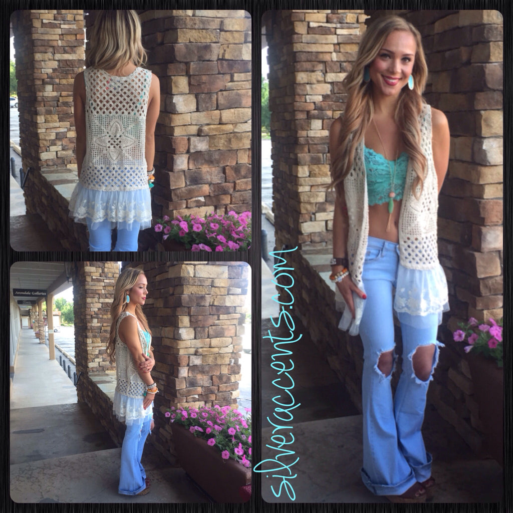 FLYING MONKEY Pismo Beach Distressed 5Pkt Flare Jean