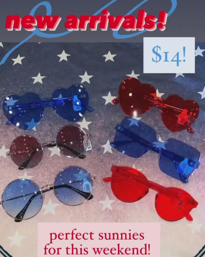 Assorted Festive Sunglasses