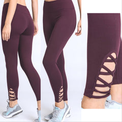 Mono B CROSSROADS Strappy Ankle HiWaist Legging