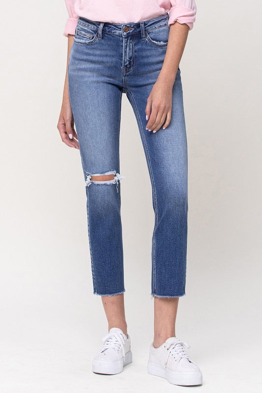 VERVET MidRise CARLENE Slim Straight Jean