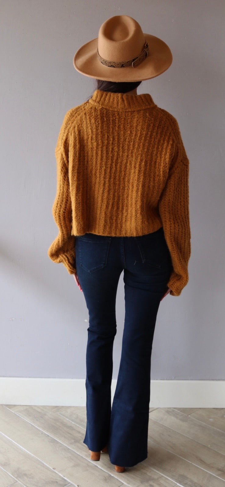 FREEPEOPLE Fair Isle ALPINE Highneck Widesleeve Pullover Top