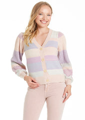 ANOTHER LOVE Stripe JAYLEE Puff Long Sleeve Car