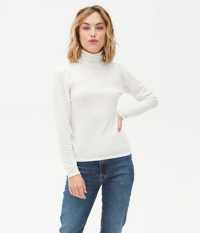MICHAEL STARS Long Sleeve GLORIA Turtleneck Top
