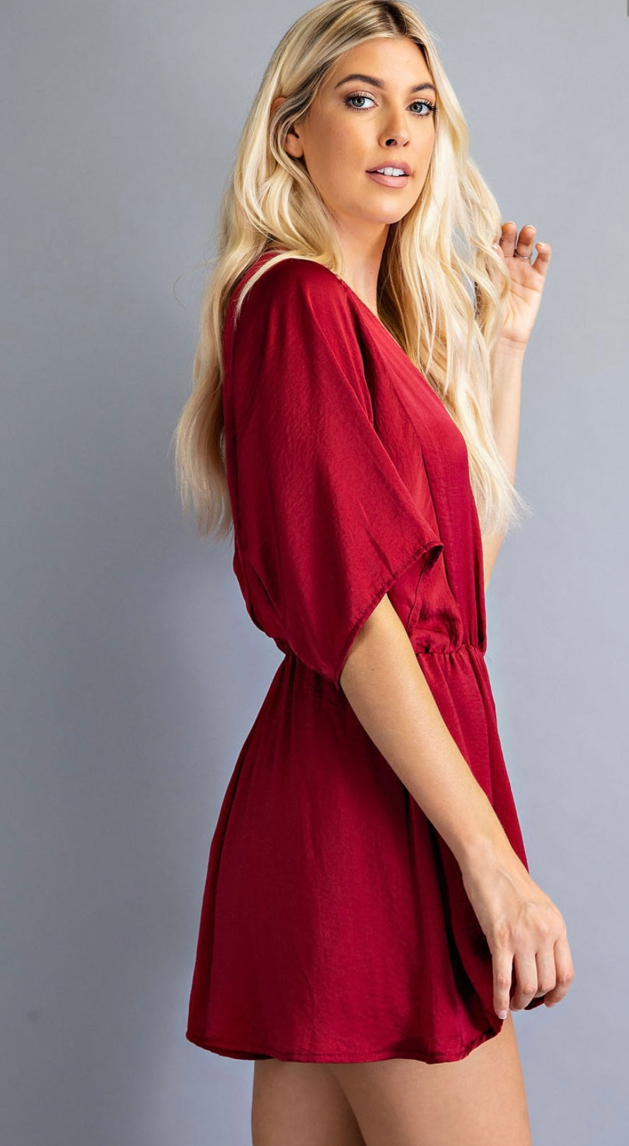 VNeck ROUTE KimonoSleeve Romper