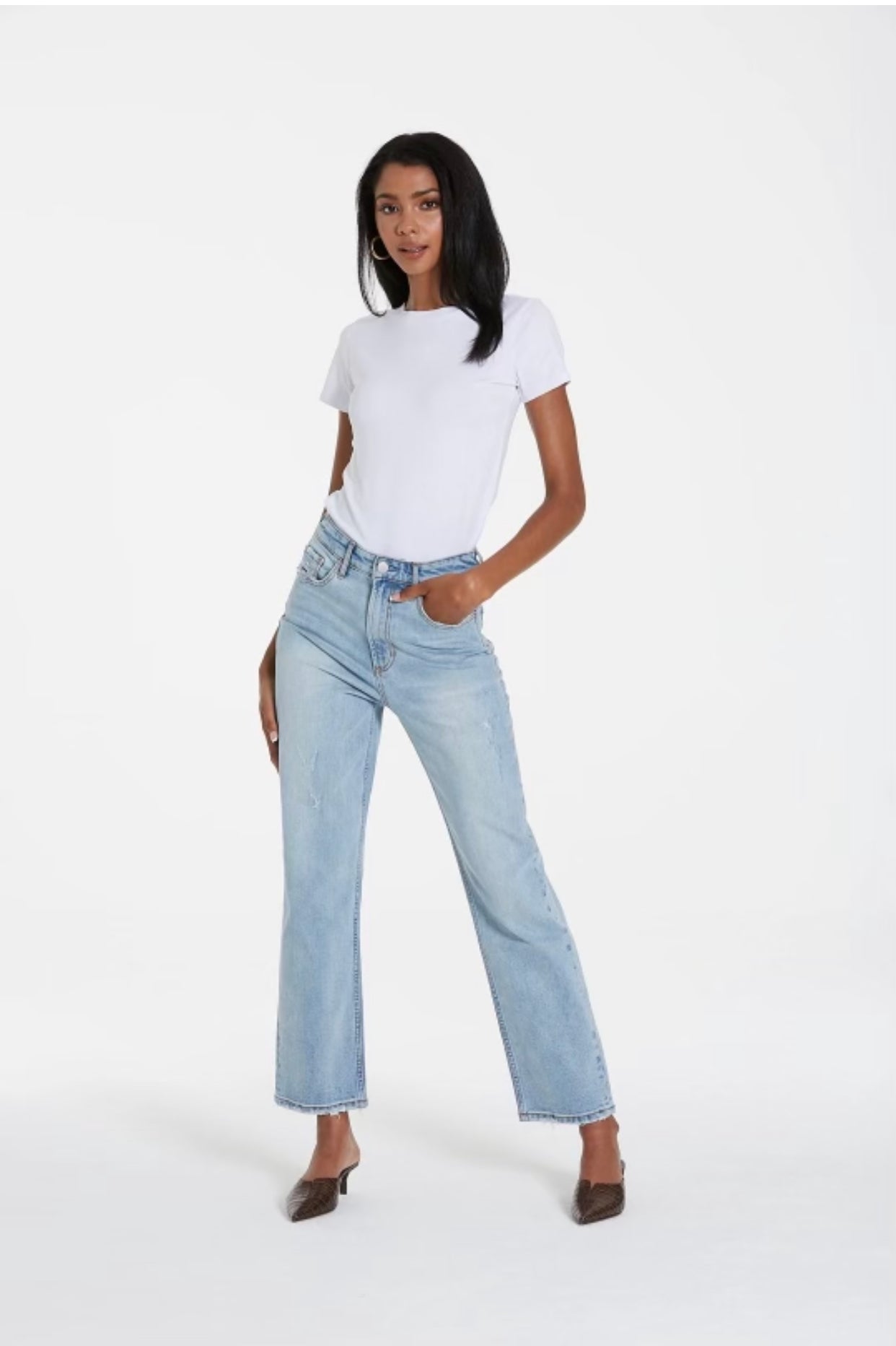 DEAR JOHN Straight Leg 90’S  Stretch Jeans