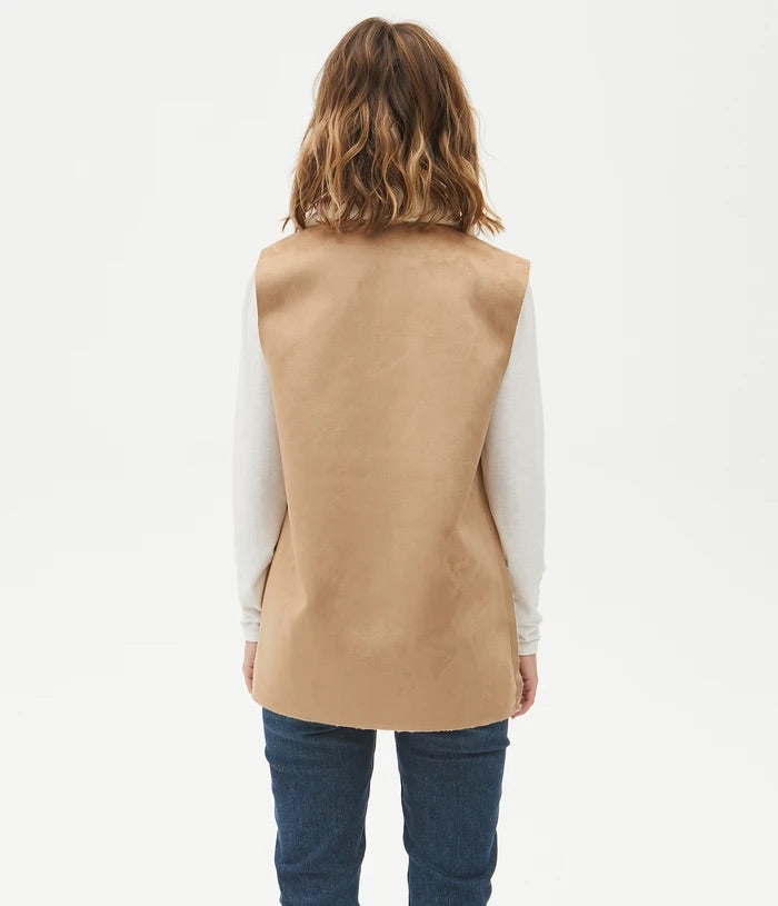 MICHAEL STARS Reversible GEMMA Faux Fur Vest