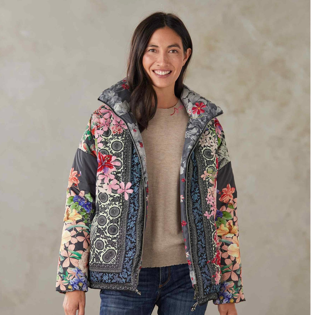 JOHNNY WAS Reversible LINDANA Down Parka