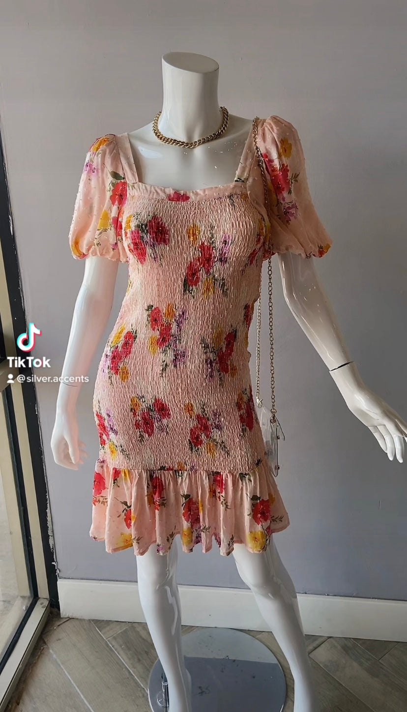 *DEAR JOHN PuffSleeve CAMILLE SmockBody Dress