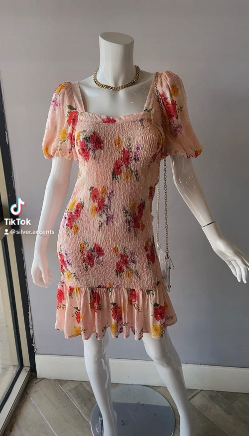 *DEAR JOHN PuffSleeve CAMILLE SmockBody Dress