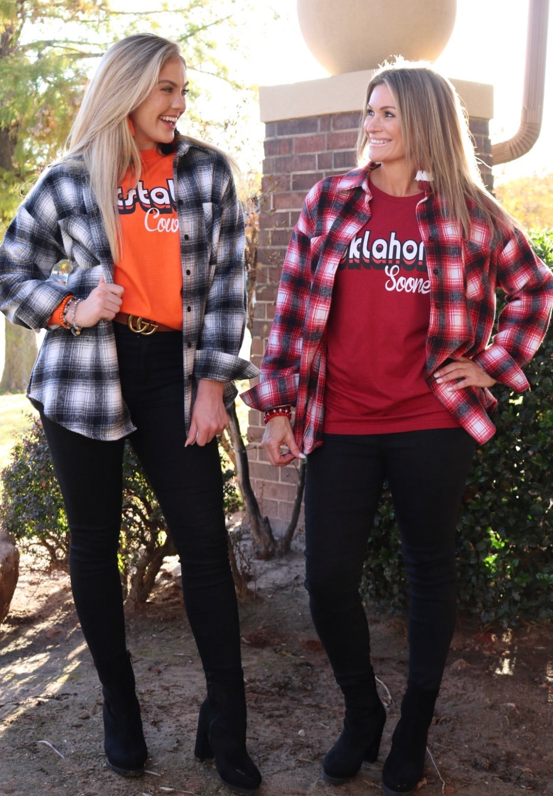 GAMEDAY COUTURE Throw Back VARSITY VIBES Oklahoma State Top