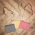 BARCELONA Stripe Cross Body Purse