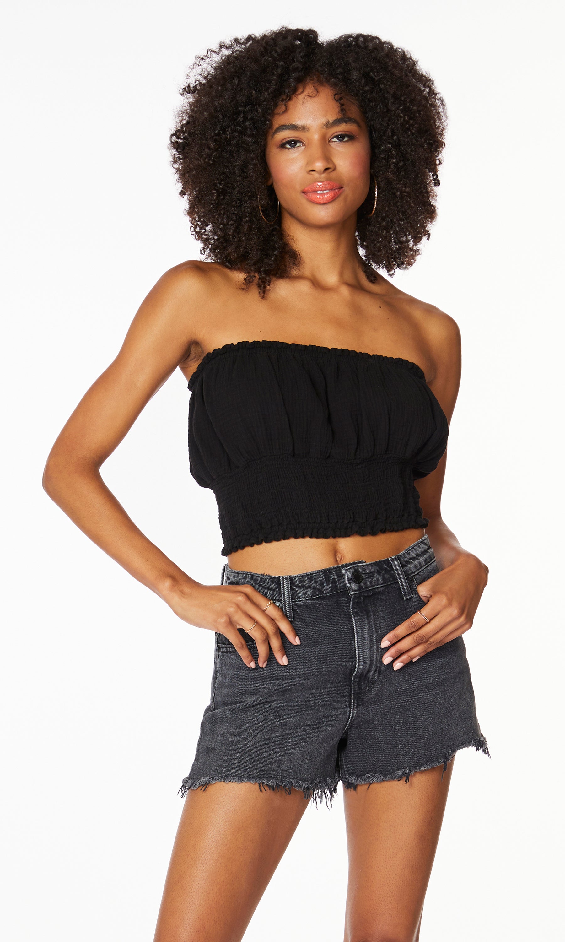 BOBI Gauze HASTEN SmockTube Top