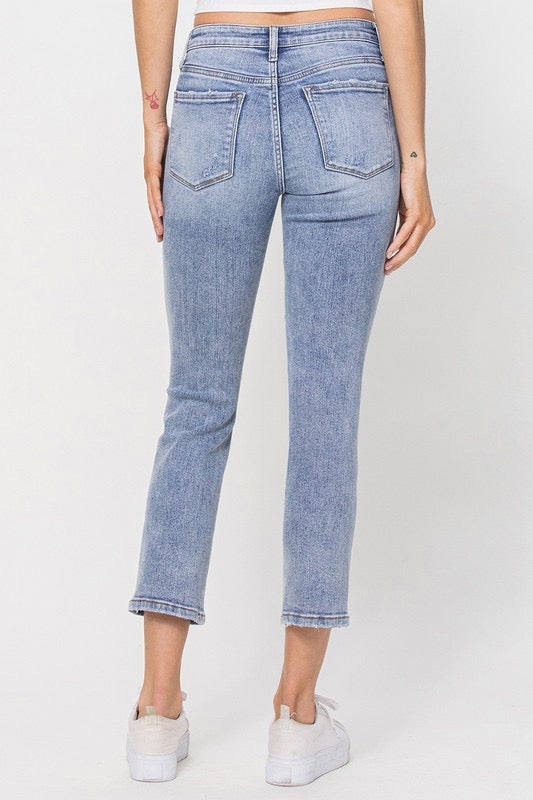 VERVET MidRise CARLENE Slim Straight Jean