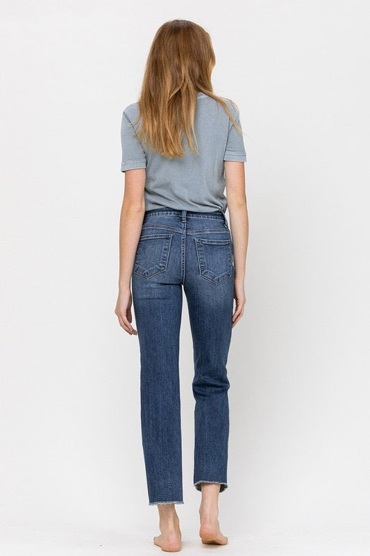 VERVET MidRise AMBER Straight Leg Jeans