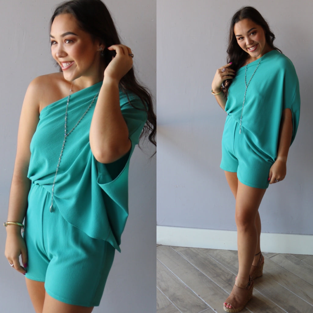 Tyche EMIT Slouchy OneShoulder Romper