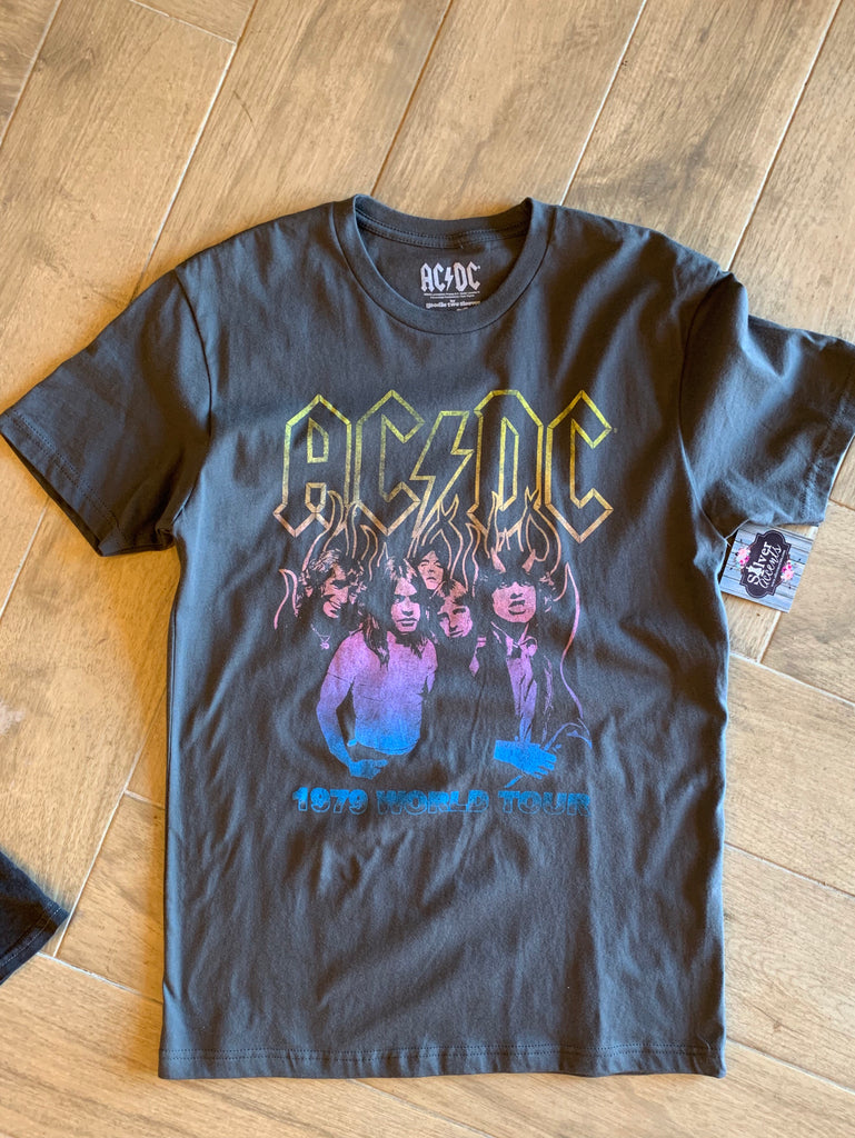 AC/DC CrewNeck Band Top