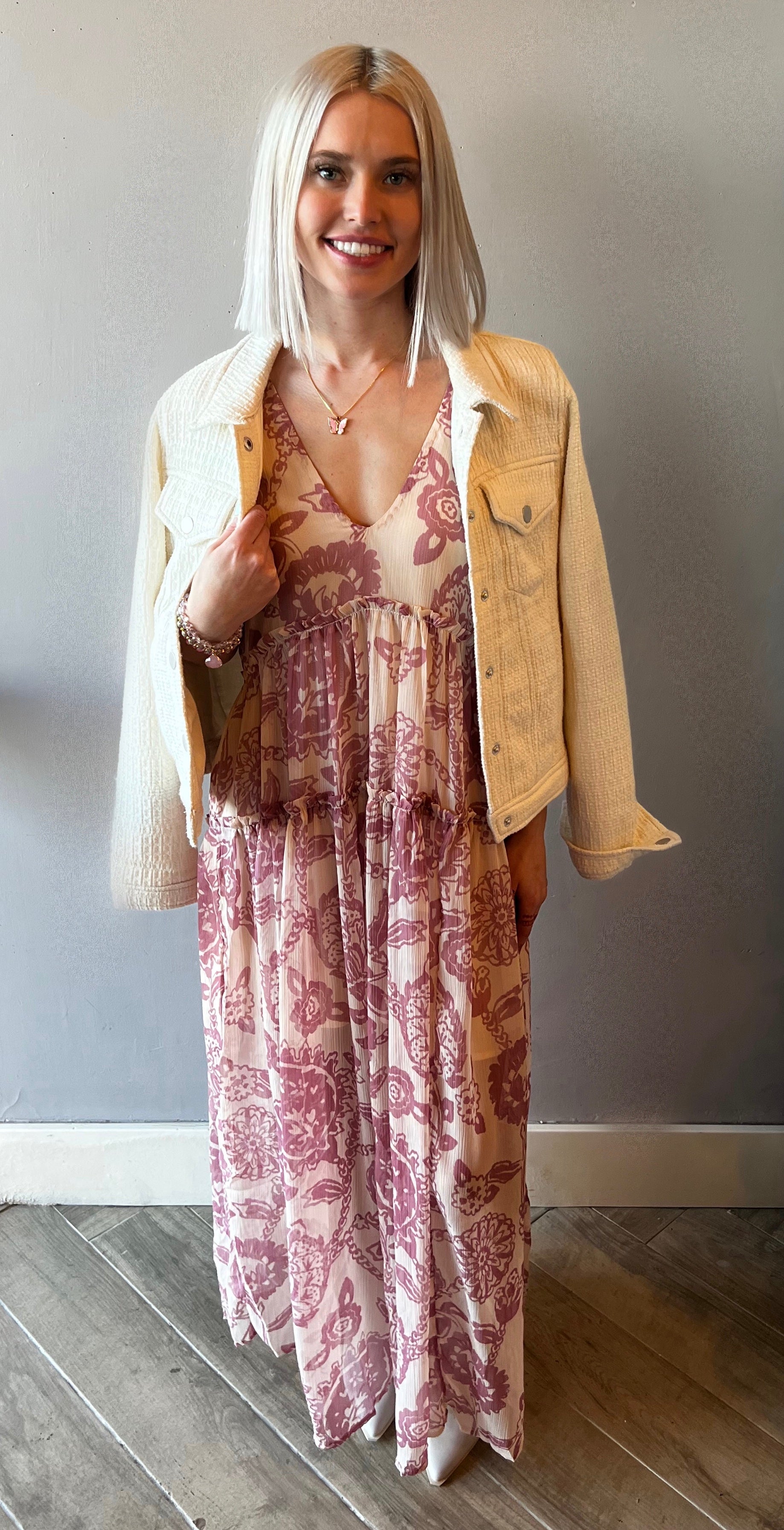 FREE PEOPLE Floral JULIANNA Maxi Dress