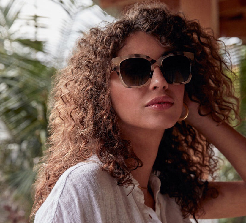 DIFF BELLA II Matte Black Sunglasses