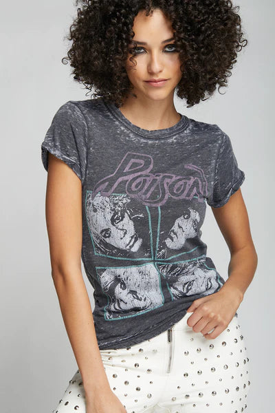 *RECYCLED KARMA Portrait POISON Band Tee