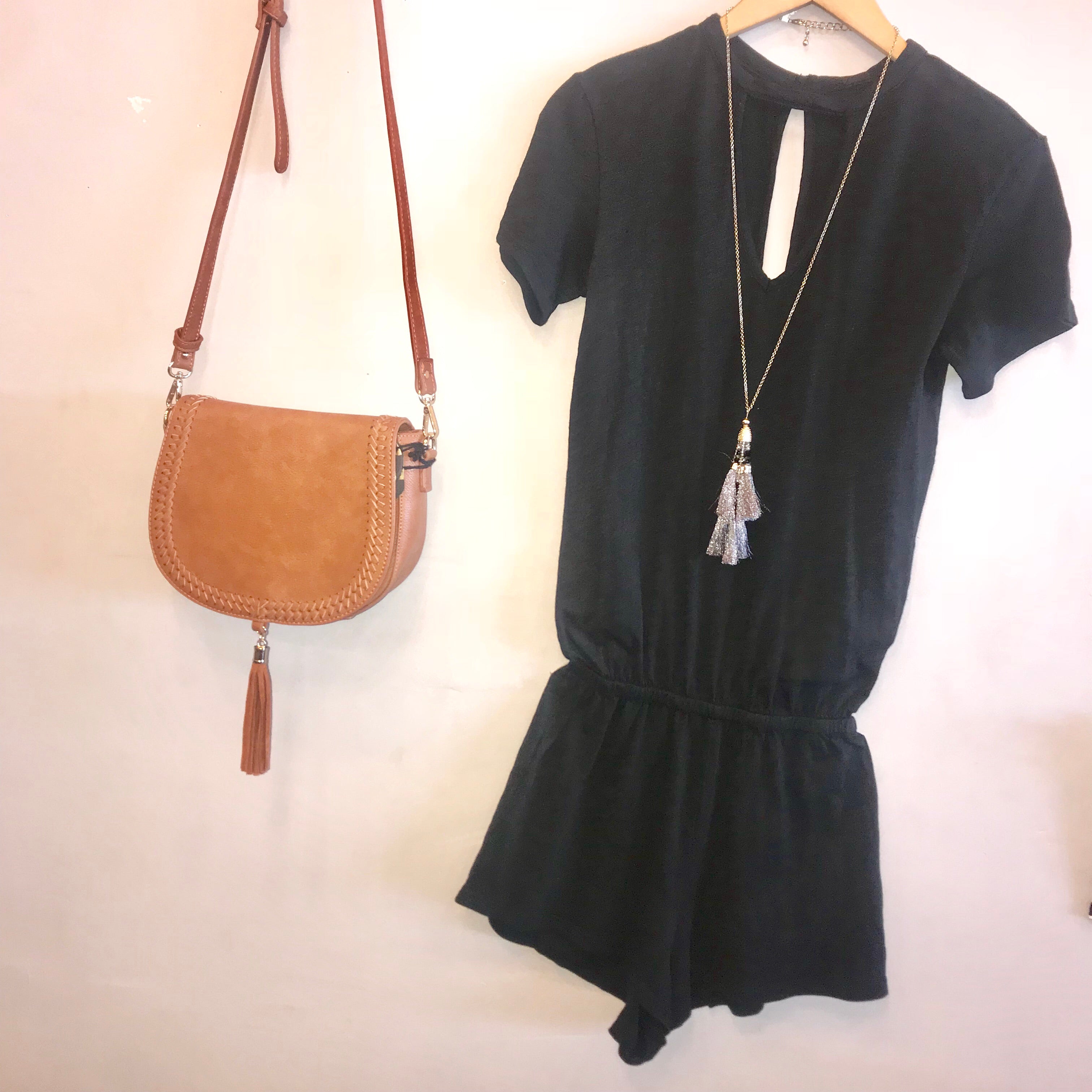 BOBI BESTOWED Slub Back Romper